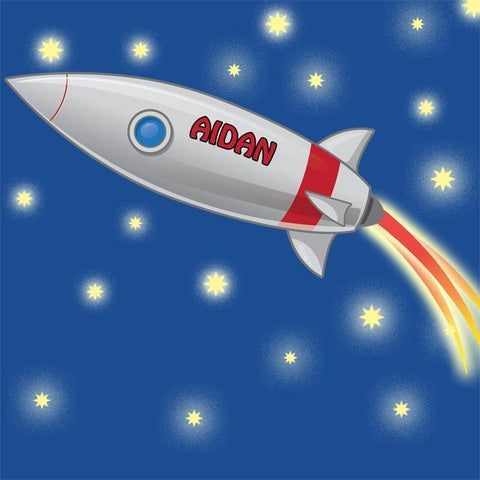 Rocket Ship Mural 3' - Create-A-Mural