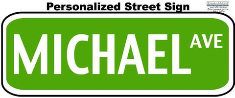Street Sign Wall Decal - Create-A-Mural