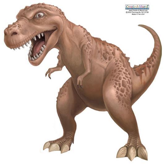 T-Rex Wall Mural Decal - Create-A-Mural