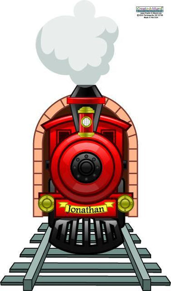 Choo Choo Train Wall Mural for Boys - Kids Room Mural Wall Decals