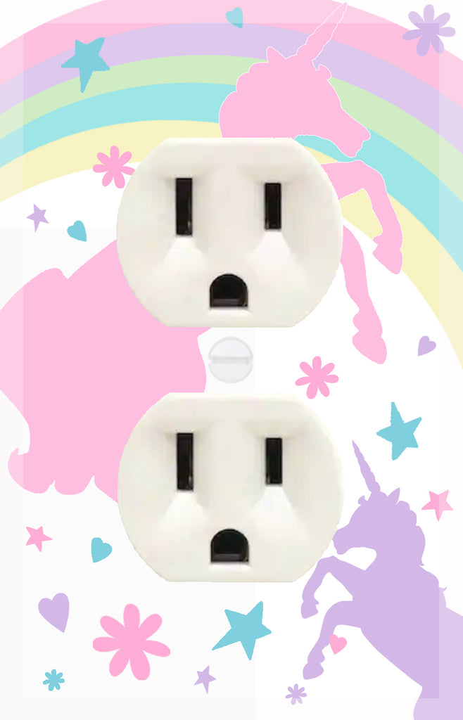 Pastel Unicorn Plug / Outlet Cover Plate