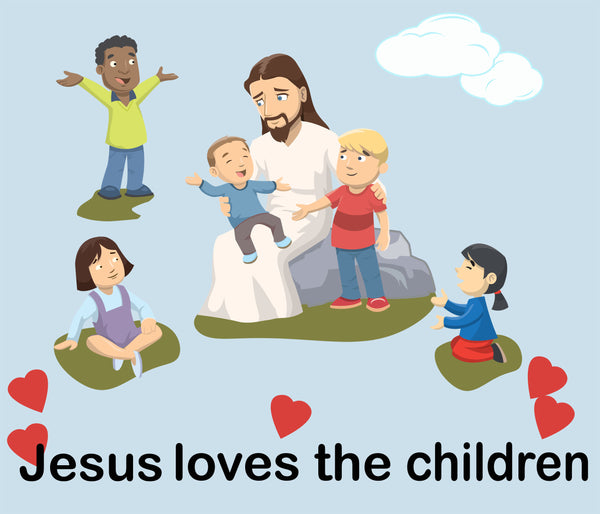 Jesus Love The Children Wall Decals
