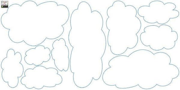 Wall of Clouds Mural - Create-A-Mural