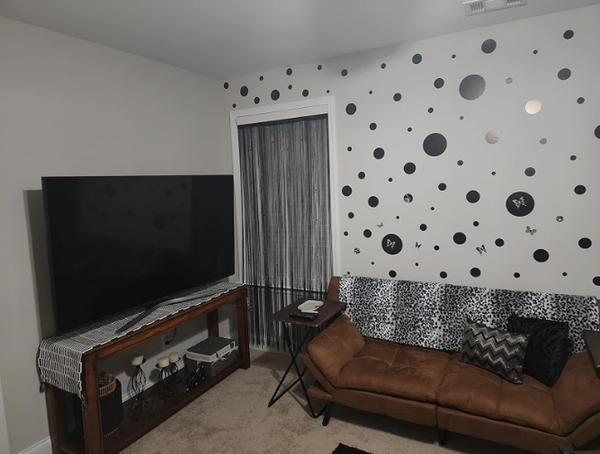 Black Polka Dot Wall Decals (63) Wall Dot Wall Stickers - Create-A-Mural