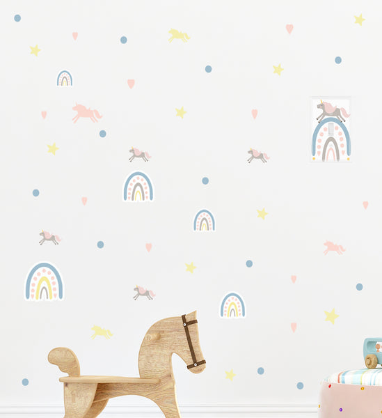 Boho Rainbow & Unicorn Room Kit