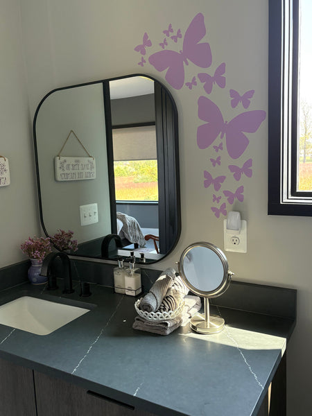 Butterfly Wall Decals- Lilac Appliques' - Create-A-Mural
