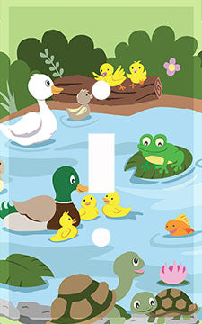 Duck Pond Light Switch Cover Plate