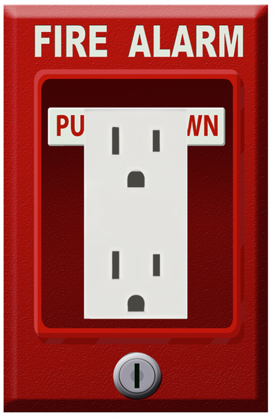 Fire Alarm Light Switch Cover