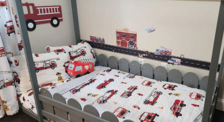 Fire Truck Wall Decals - Create-A-Mural