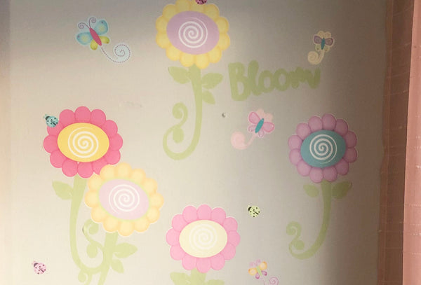 Cutesy Flower Wall Decals