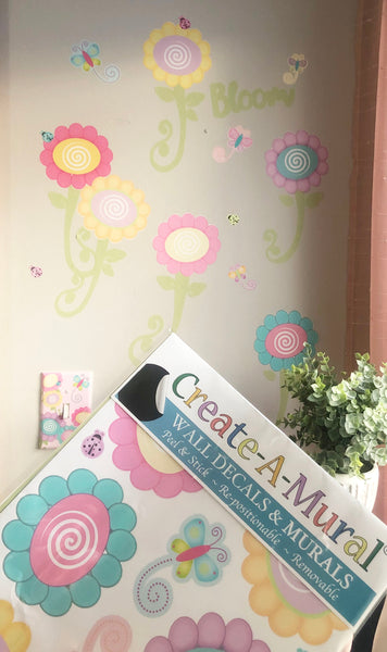 Cutesy Flower Wall Decals