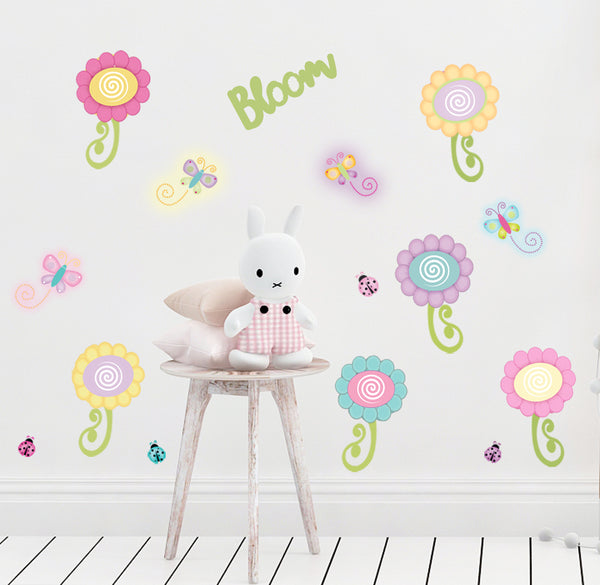 Cutesy Flower Wall Decals