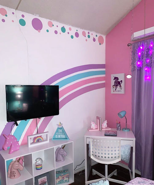 Pastel  Polka Dot Wall Decals - Create-A-Mural