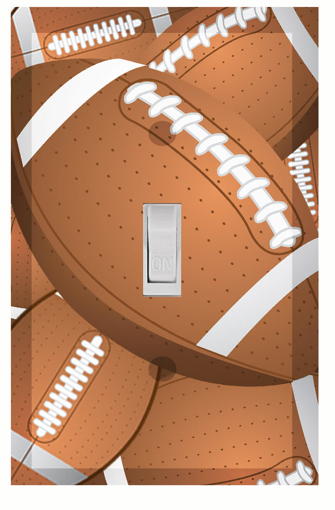 I Love Football Light Switch Cover Plate