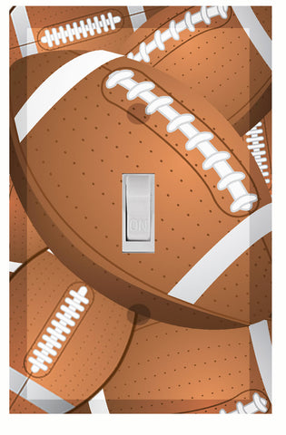 I Love Football Light Switch Cover Plate