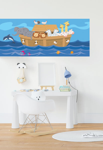Noah's Ark Water Kids Church Wallpaper Mural