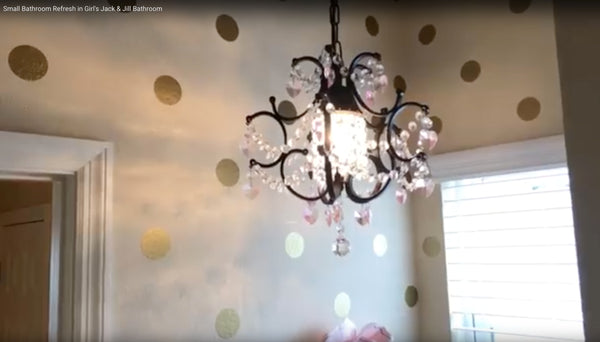 Gold Dot Wall Decals - Create-A-Mural