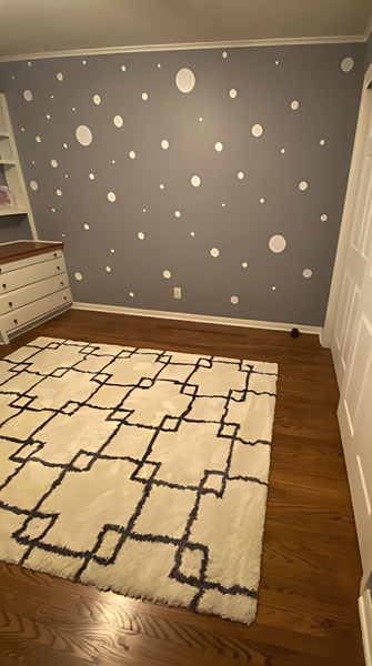 polka dot wall stickers