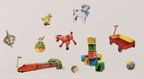 Vintage Toys Wall Stickers