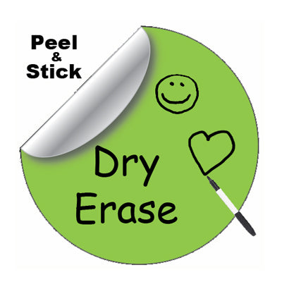 Dry Erase Dot Decal (White) - Create-A-Mural