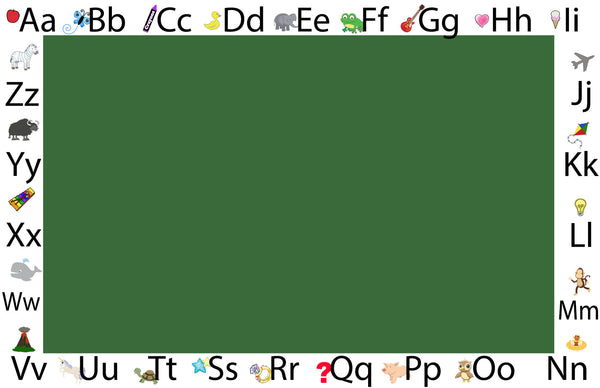 Large Alphabet Chalkboard Wall Mural - Create-A-Mural