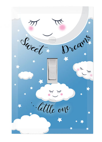 Sweet Dreams Baby Nursery Light Switch Cover
