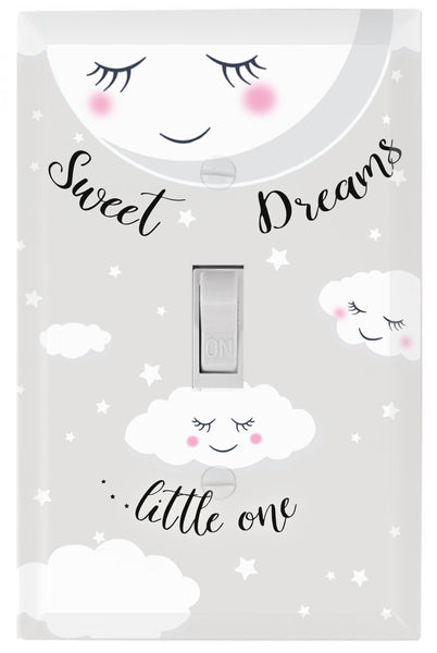 Sweet Dreams Baby Nursery Light Switch Cover