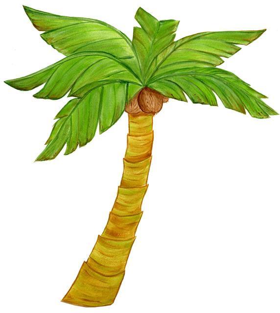 Palm Tree Mural - Create-A-Mural