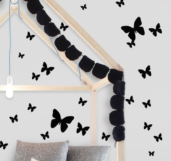 Butterfly Wall Decals -Girls Room Decor Stickers