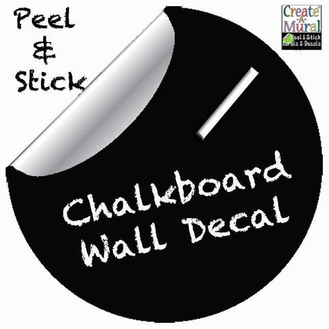 Chalkboard Dot Decal (Black) - Create-A-Mural