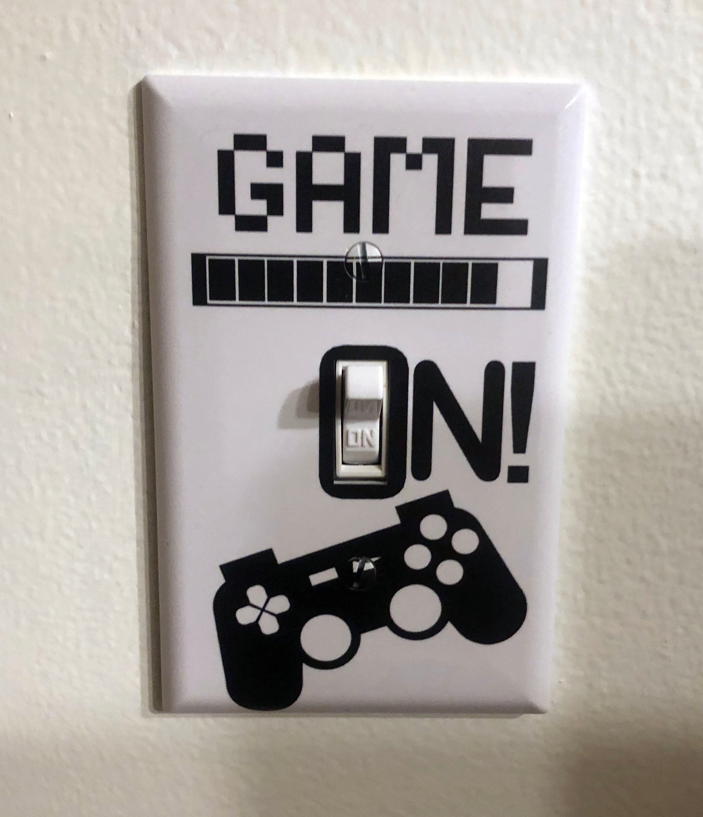 GAME ON! Light Switch Cover