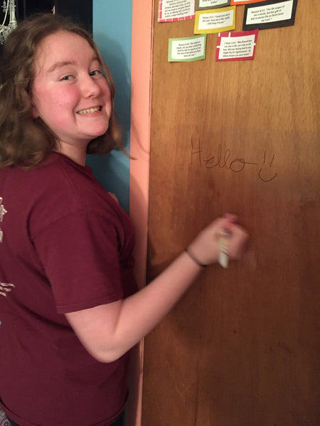 Clear Dry Erase Sheet Decal - Kids Room Mural Wall Decals