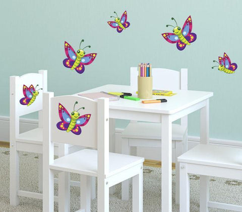 Cute Butterfly Wall Decals - Kids Room Mural Wall Decals