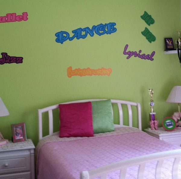 Dance Words Decals - Create-A-Mural