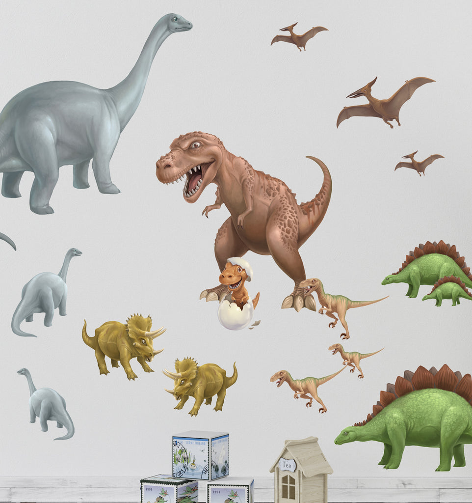 Dinosaur Mural Decals - Create-A-Mural