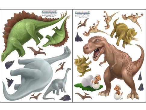 Dinosaur Wall Decals - Kids Room Mural Wall Decals