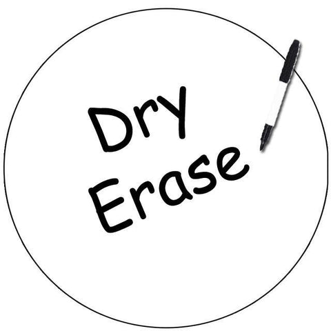 Dry Erase Dot Decal (White) - Create-A-Mural