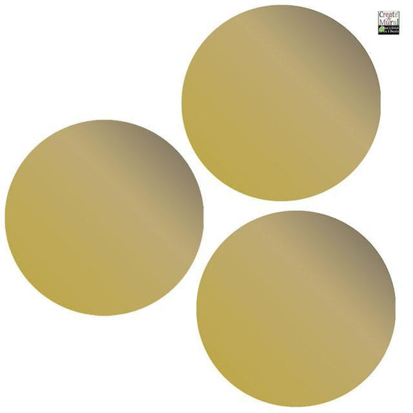 Dry Erase Gold Dot Wall Decals - Kids Room Mural Wall Decals