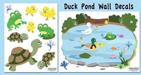 Duck Pond Wall Decals - Create-A-Mural
