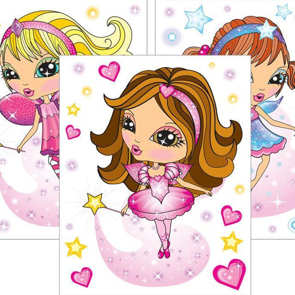 Flirty Fairy Wall Stickers ~Girls Room Wall Decor - Create-A-Mural