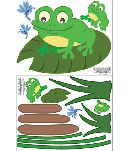 Frog Wall Decals - Kids Room Mural Wall Decals
