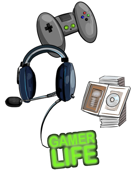 Gamer Life Wall Decals