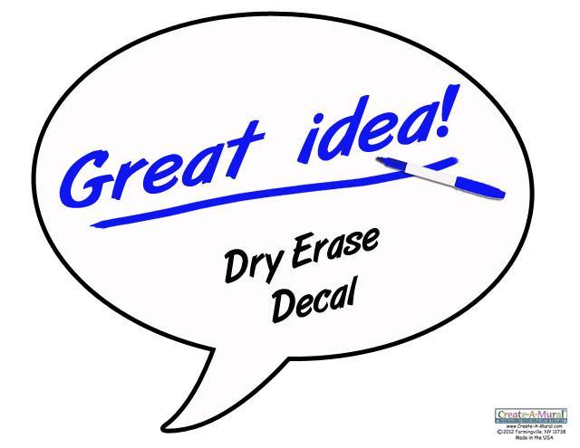Great Idea Dry Erase Decal - Create-A-Mural