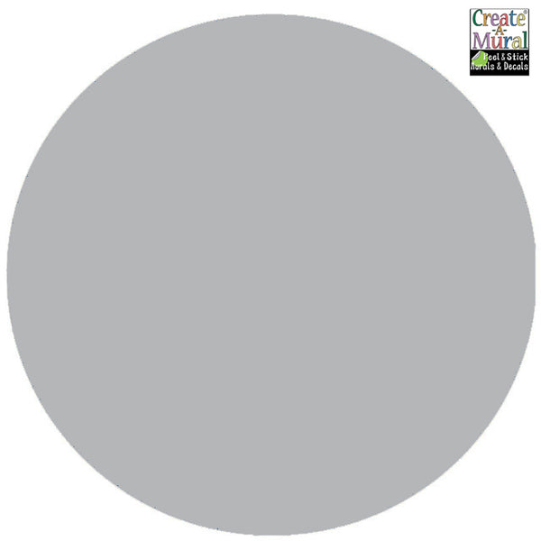 Dry Erase Dot Decal (Grey) - Kids Room Mural Wall Decals