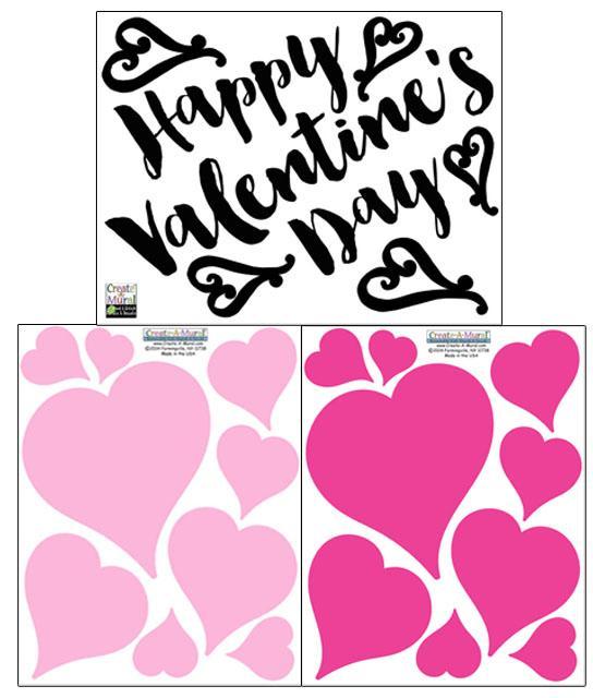Valentine’s Day Wall Decals - Kids Room Mural Wall Decals