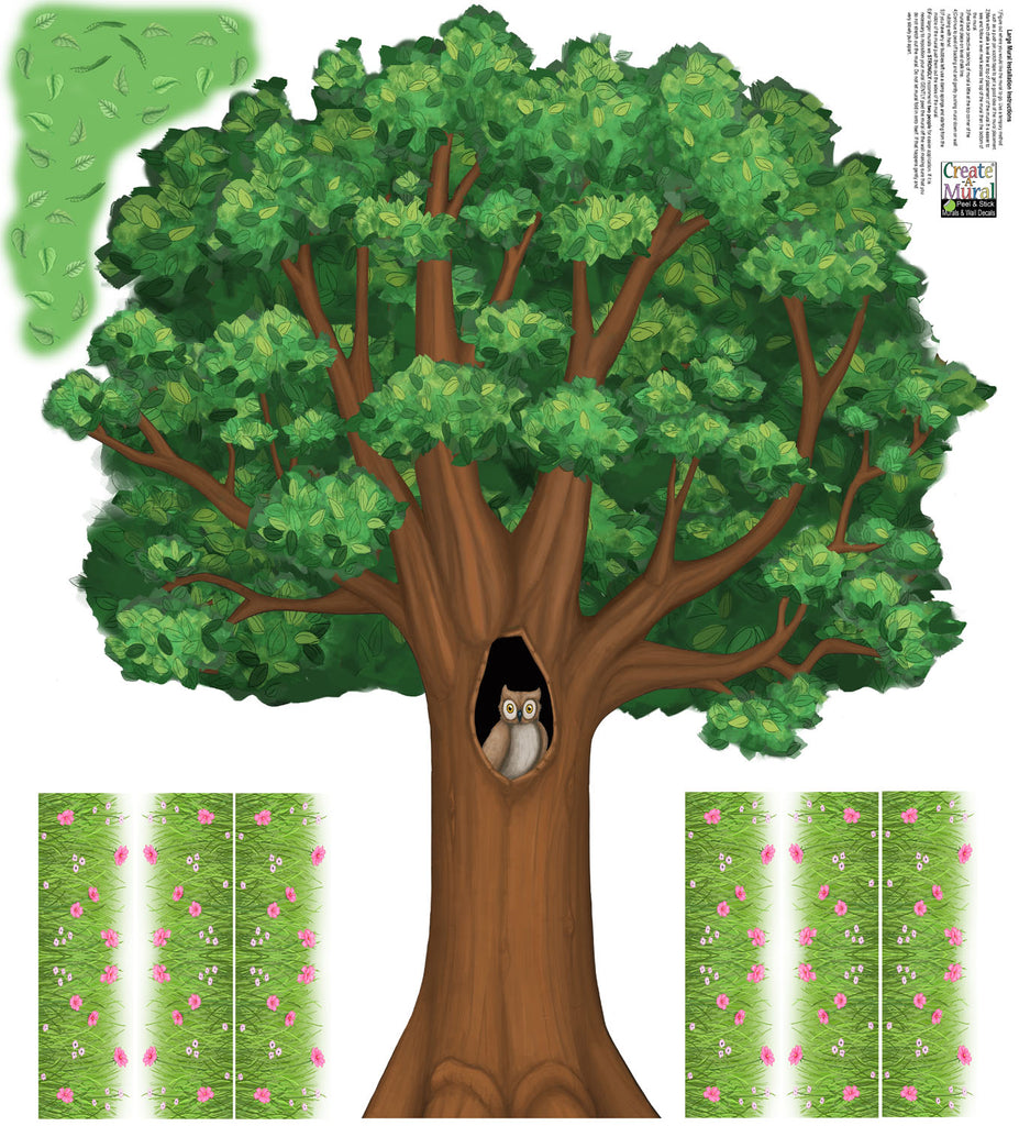 Tree Mural 5' - Create-A-Mural