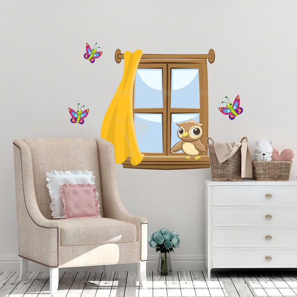 Kids Window Mural - Kids Room Mural Wall Decals