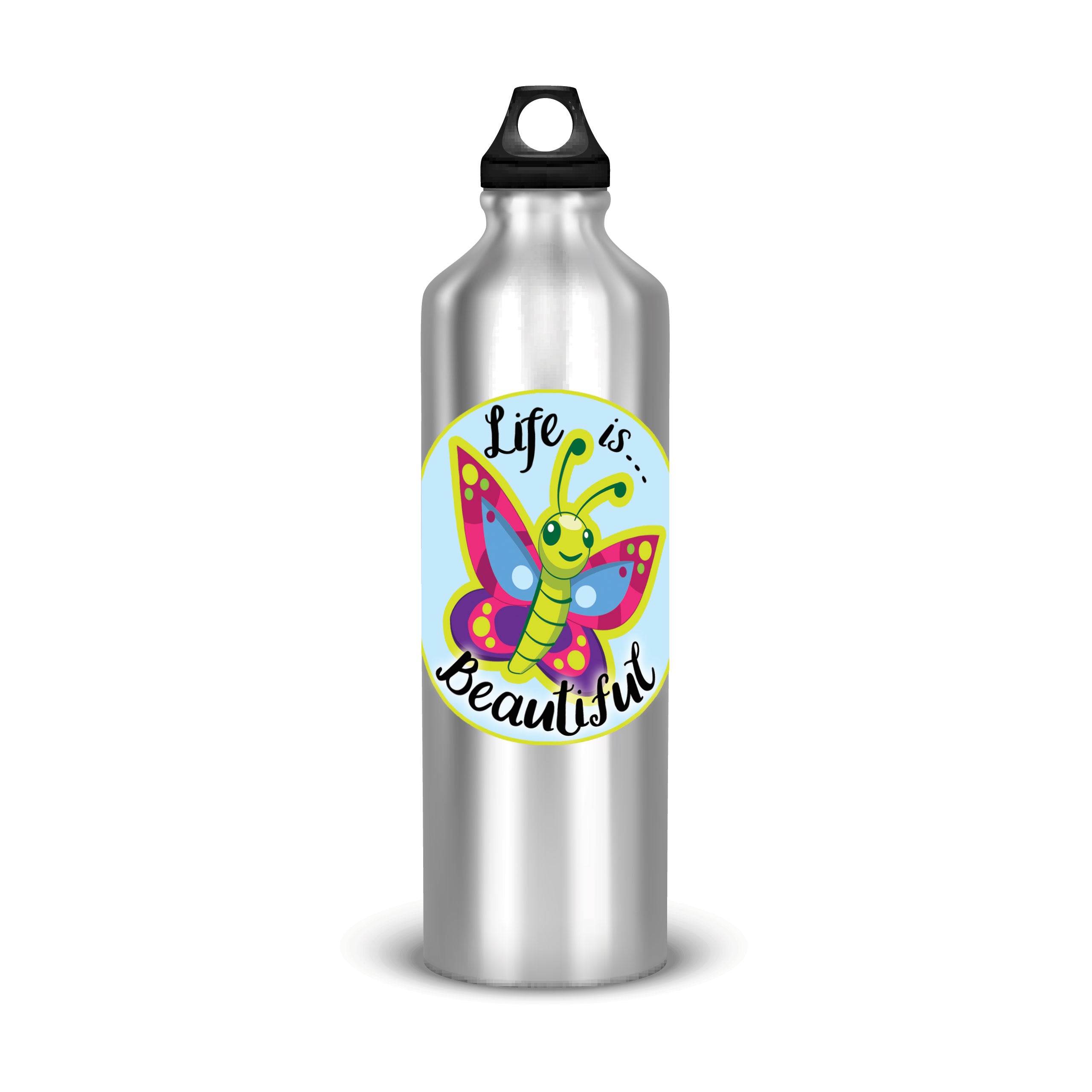 Life is Beautiful Water Bottle Sticker & Tumbler Decal, Laptop Car Truck  Sticker Waterproof 4