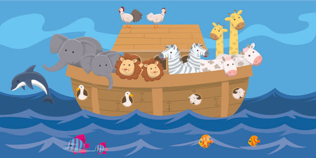 Noah's Ark Mural Banner - Create-A-Mural