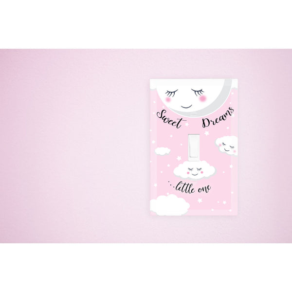 Sweet Dreams Baby Nursery Light Switch Cover